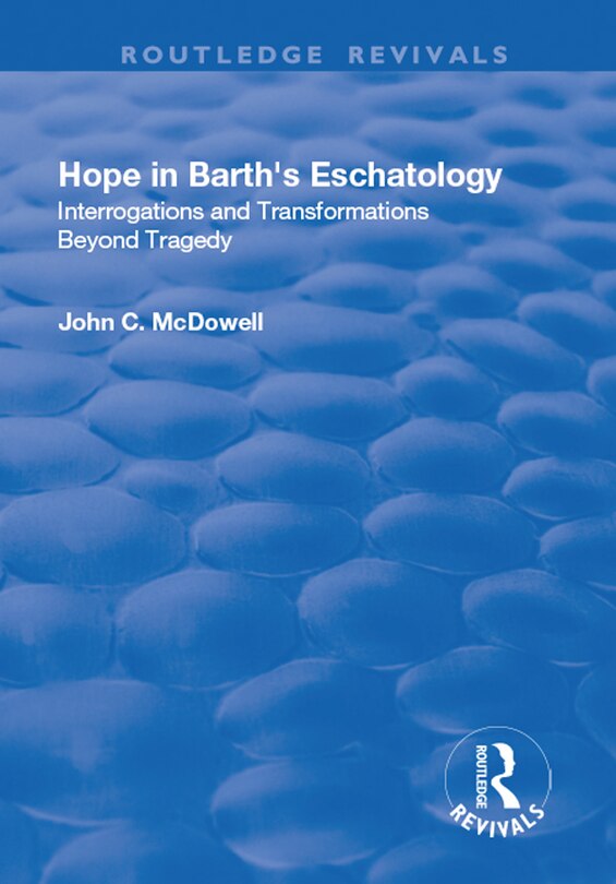 Couverture_Hope In Barth's Eschatology