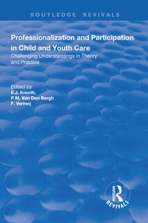 Couverture_Professionalization And Participation In Child And Youth Care