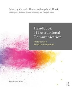 Front cover_Handbook Of Instructional Communication