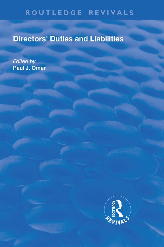 Front cover_Directors' Duties And Liabilities