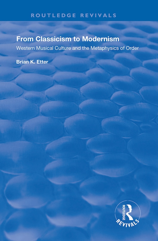 Couverture_From Classicism To Modernism