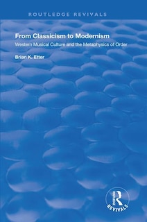 Front cover_From Classicism To Modernism