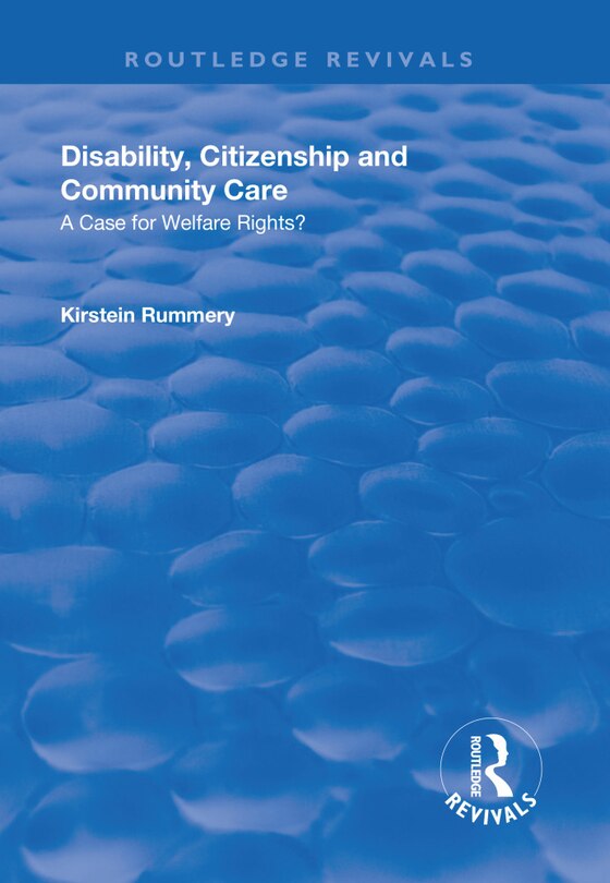 Couverture_Disability, Citizenship And Community Care