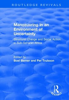 Front cover_Manoeuvring In An Environment Of Uncertainty