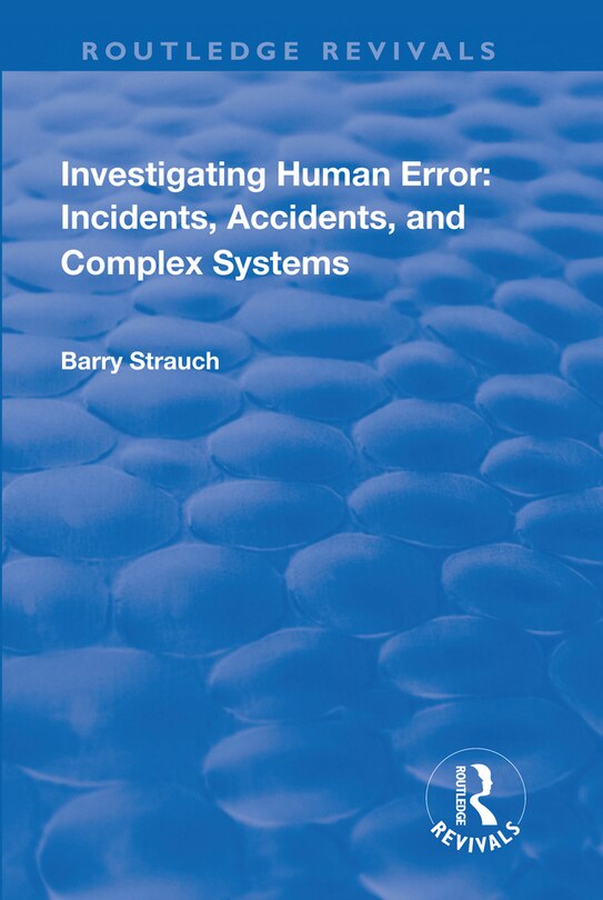 Front cover_Investigating Human Error