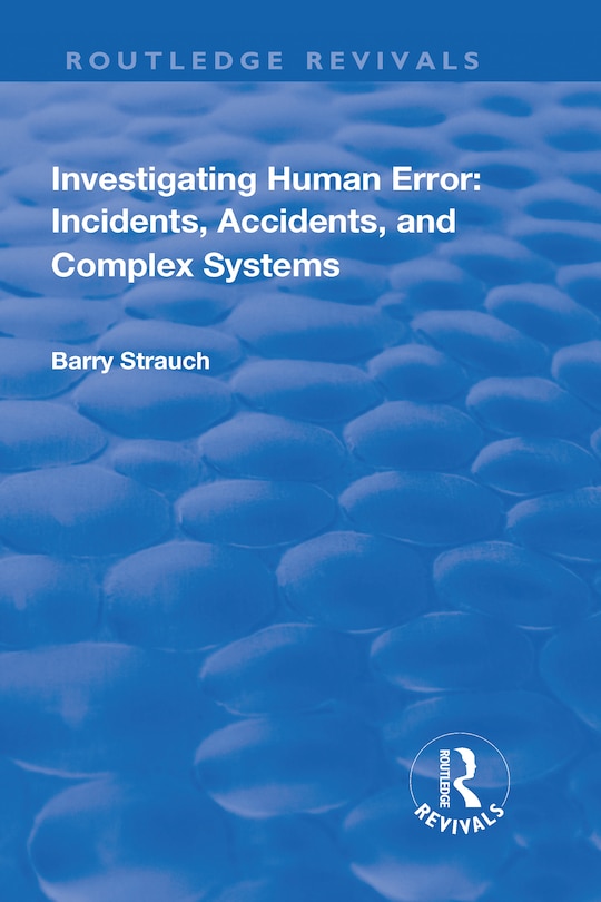 Front cover_Investigating Human Error