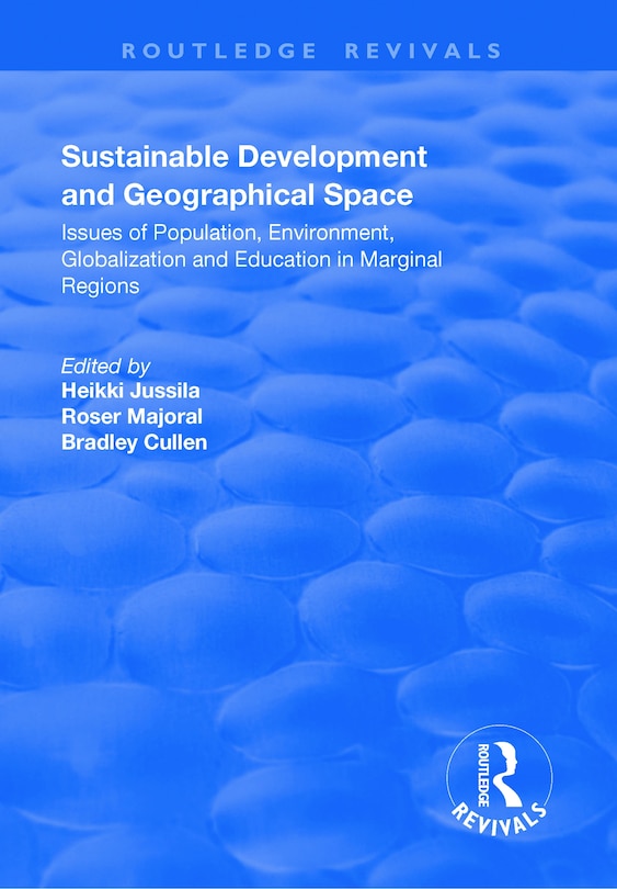 Couverture_Sustainable Development And Geographical Space