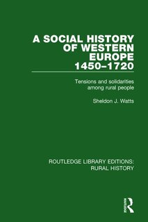 Front cover_A Social History Of Western Europe, 1450-1720