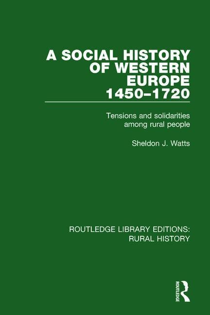 Front cover_A Social History of Western Europe, 1450-1720