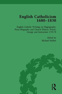 Couverture_English Catholicism, 1680-1830, Vol 4
