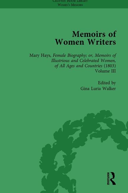 Couverture_Memoirs Of Women Writers, Part Ii, Volume 7