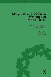 Couverture_Religious And Didactic Writings Of Daniel Defoe, Part I Vol 1