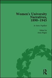Couverture_Women's University Narratives, 1890-1945, Part I Vol 1