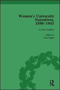 Couverture_Women's University Narratives, 1890-1945, Part I Vol 1