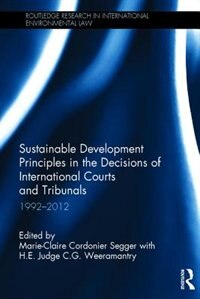 Front cover_Sustainable Development Principles In The Decisions Of International Courts And Tribunals