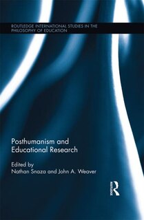 Front cover_Posthumanism And Educational Research