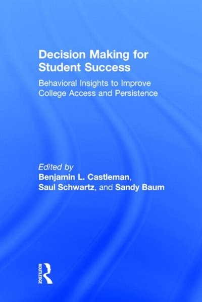 Couverture_Decision Making For Student Success