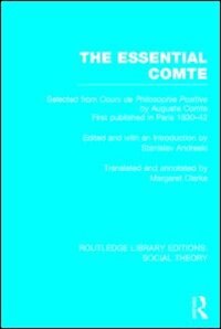 Front cover_The Essential Comte (rle Social Theory)