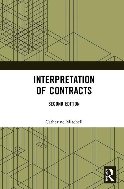 Couverture_Interpretation Of Contracts