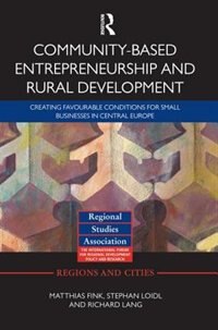 Couverture_Community-based Entrepreneurship And Rural Development