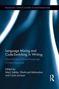 Front cover_Language Mixing And Code-switching In Writing