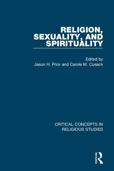 Front cover_Religion, Sexuality, And Spirituality