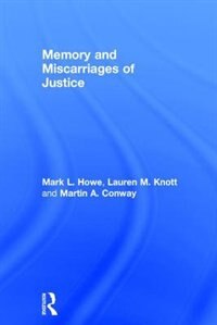 Front cover_Memory And Miscarriages Of Justice