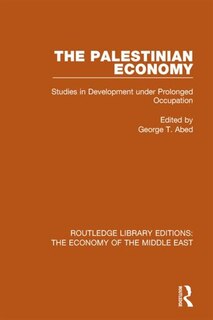 Front cover_The Palestinian Economy (RLE Economy of Middle East)