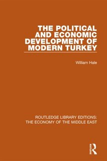 Front cover_The Political and Economic Development of Modern Turkey