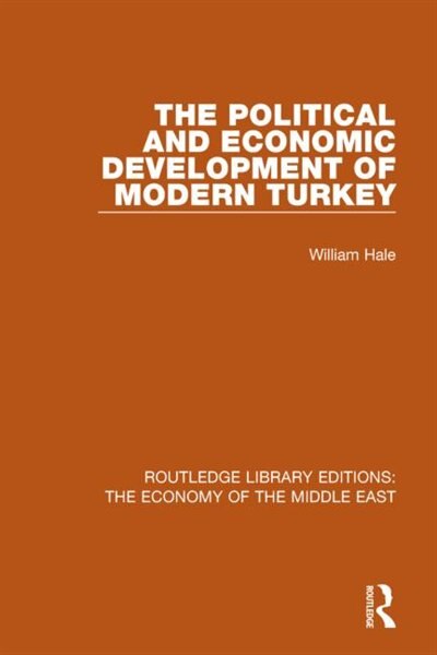 Front cover_The Political and Economic Development of Modern Turkey