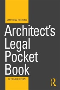 Couverture_Architect's Legal Pocket Book