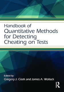 Couverture_Handbook Of Quantitative Methods For Detecting Cheating On Tests