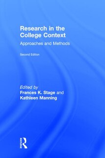 Couverture_Research In The College Context