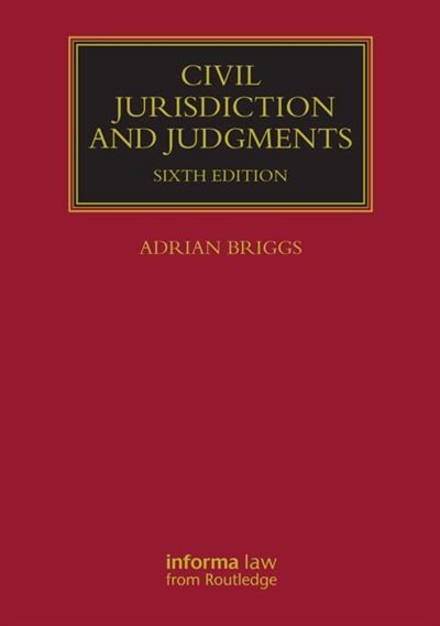 Couverture_Civil Jurisdiction And Judgments