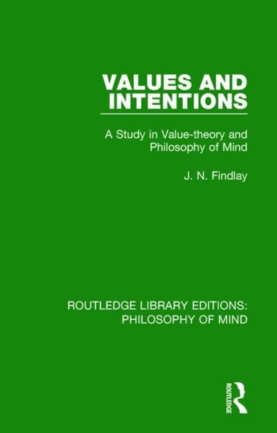 Couverture_Values And Intentions