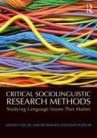 Couverture_Critical Sociolinguistic Research Methods