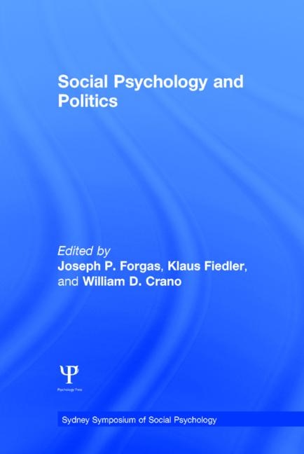 Front cover_Social Psychology And Politics