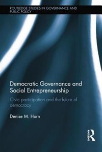 Couverture_Democratic Governance And Social Entrepreneurship