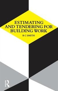 Front cover_Estimating And Tendering For Building Work