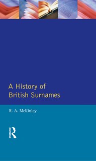 Front cover_A History Of British Surnames