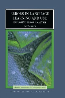 Front cover_Errors In Language Learning And Use