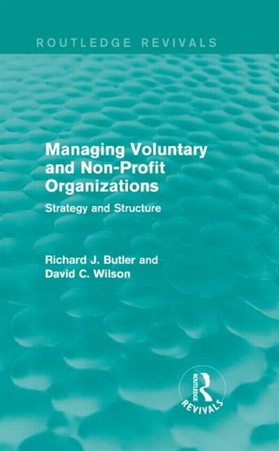 Front cover_Managing Voluntary And Non-profit Organizations