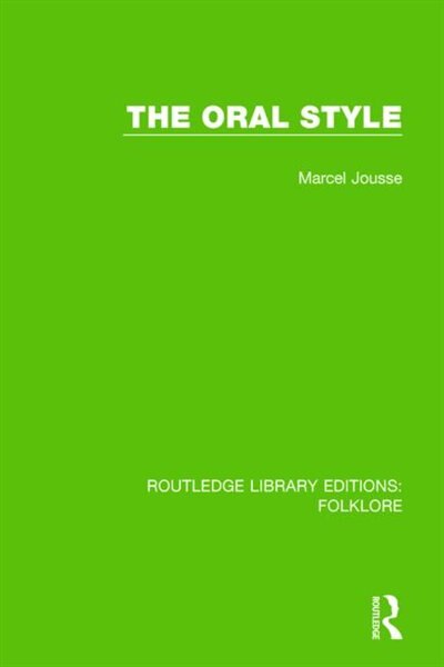 Front cover_The Oral Style Pbdirect