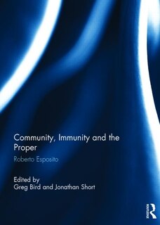 Front cover_Community, Immunity And The Proper