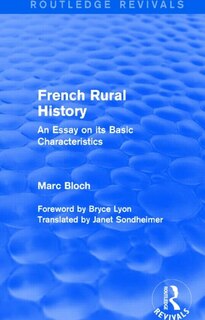 Front cover_French Rural History (routledge Revivals)