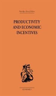 Front cover_Productivity And Economic Incentives