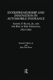 Couverture_Entrepreneurship And Innovation In Automobile Insurance