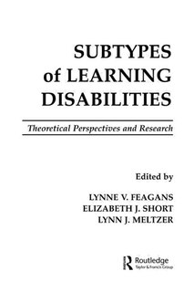 Couverture_Subtypes Of Learning Disabilities