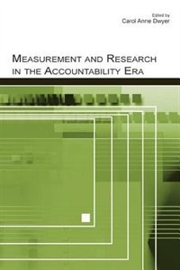 Couverture_Measurement And Research In The Accountability Era