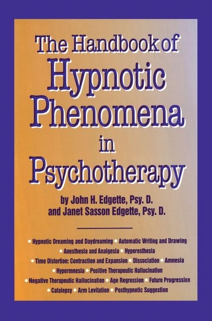 Front cover_Handbook Of Hypnotic Phenomena In Psychotherapy